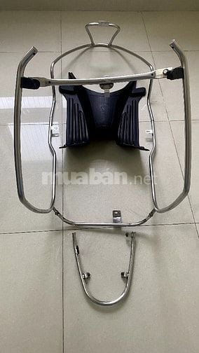 Bộ khung inox/thảm lót chân Vespa Sprint/Premivera