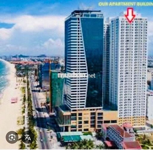 Căn hộ Mường Thanh,bancon biển Mỹkhê, 51Trần Bạch Đằng,2PN,full N,thất