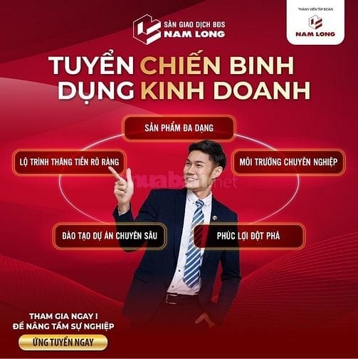 Cần Tuyển 10 Nhân Viên Kinh Tư Vấn Bất Động Sản