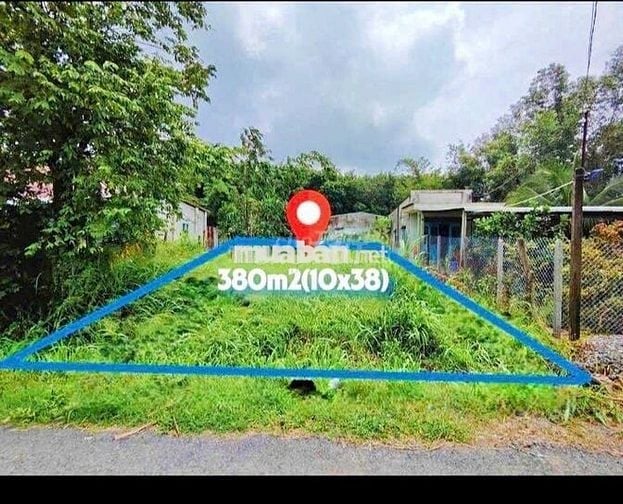 Ngộp lô đất 380m2 thổ cư 800tr gần Quốc Lộ 22 - An Tịnh- Trảng Bàng