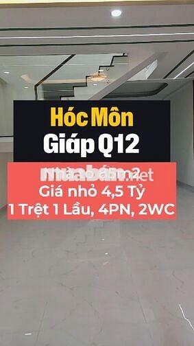 Bán nhà Xuân Thới Đông, HÓC MÔN – BTCT 2 tầng, 4PN, sân ô tô – 4.5 tỷ