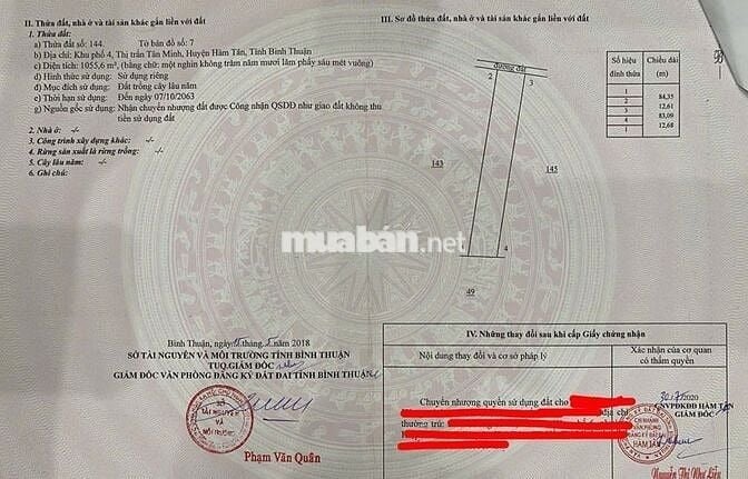 🌿 CẦN BÁN LÔ ĐẤT NGAY KHU CÔNG NGHIỆP TÂN ĐỨC – HÀM TÂN, BÌNH THUẬN 🌿