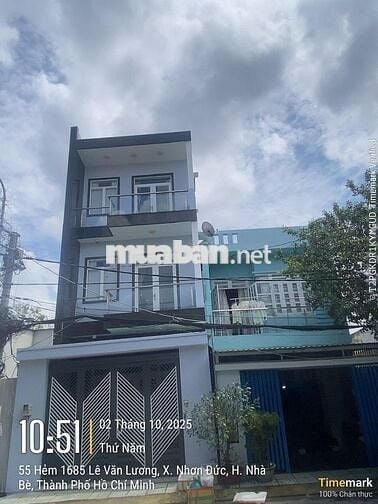 Bán nhà 4 tầng, Mặt tiền đường nhựa 10m, Lê Văn Lương - Giá 6,5 Tỷ