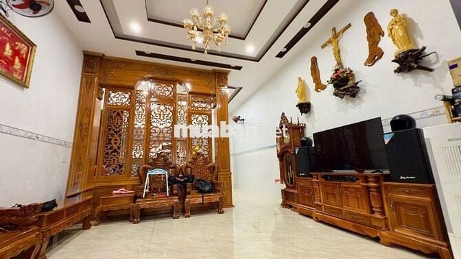 BÁN NHÀ 105M2 NGANG 5M PHƯỜNG AN BÌNH NGAY CHỢ GIÁ 3 TỶ 3