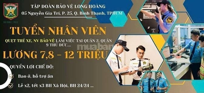 Cần Tuyển Gấp 02 Nhân Viên Bảo Vệ Toà Nhà Cao Cấp Vị Trí Trực Sảnh Có 