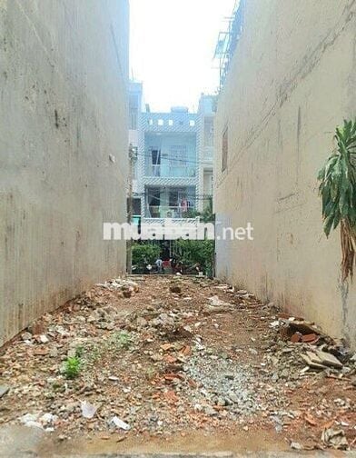 Bán đất thổ cư 4×22, hẻm đường số 6 rộng rãi xe hơi quay đầu, Bình Tân