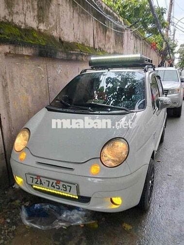 Matiz năm đăng ký 2004 màu trắng xe đẹp máy êm