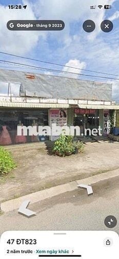 Mặt tiền đường ĐT823 gần cầu vượt Củ Chi