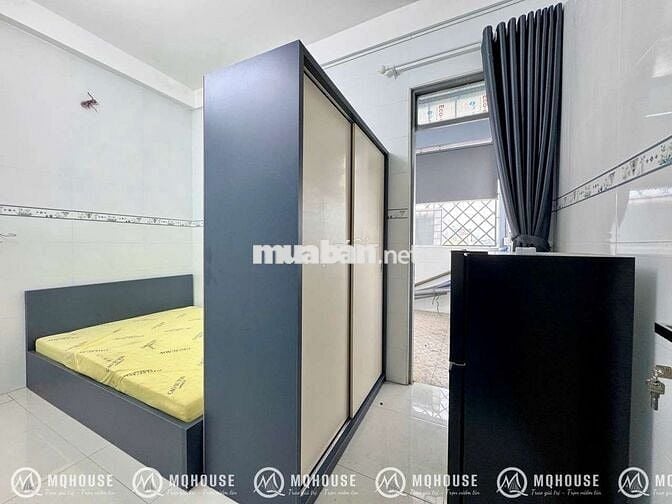 🏠Căn Hộ DV Full Nội thất giá rẻ _ Mới xây _ Gần chợ khu Ngã 4 Bốn Xã