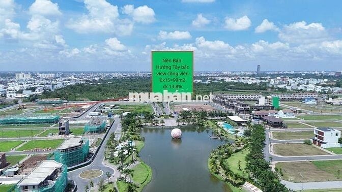 Nền view công viên kênh đầu tư sáng giá quý cuối 2025