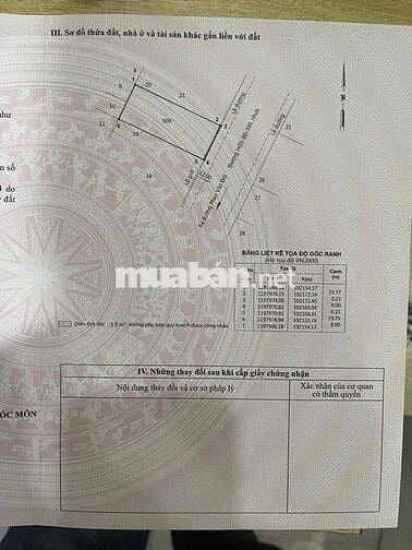 🍀MỨC GIÁ 9,3 TỶ CHO LÔ ĐẤT MẶT TIỀN ĐƯỜNG TIỀN LÂN 12 – XÃ BÀ ĐIỂM