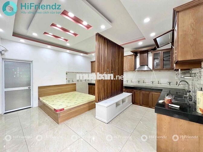 STUDIO RỘNG RÃI TÁCH BẾP BANCOL THOẢI MÁI THUẬN TIỆN QUA Q8,Q7,Q5,Q4