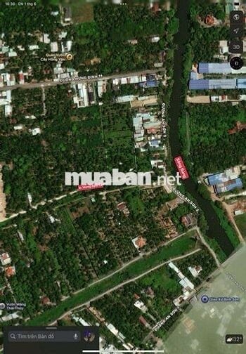 Bán đất vườn 2521m2 (thổ cư 300m2), xã An Sơn, Thuận An, Bình Dương