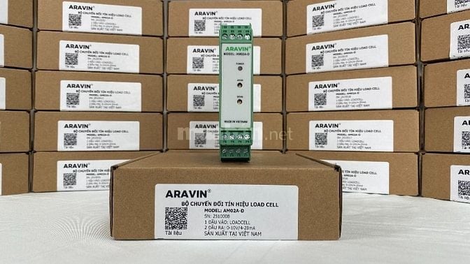 Bộ khuếch đại tín hiệu load cell cài ray AM02A-D 