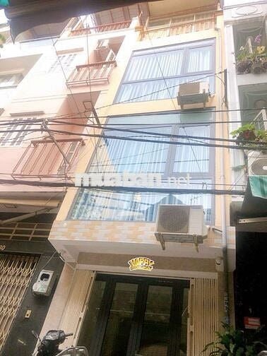 NHÀ 4 TẦNG, MẶT TIỀN ĐƯỜNG SỐ - P4 Q4