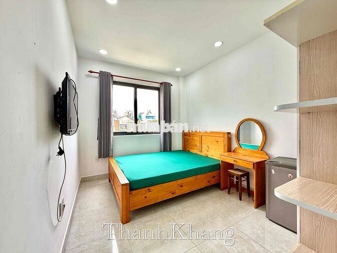 Cho Thuê Căn Hộ Studio Cửa Sổ Thang Máy Full NT Ngay Bờ Kè Hoàng Sa