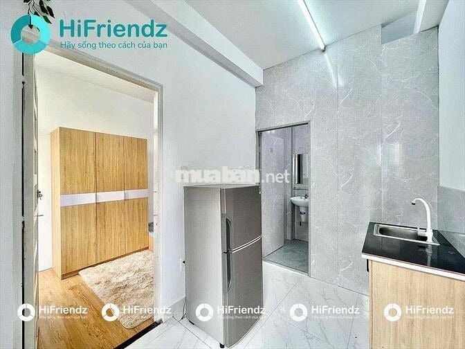 CHO THUÊ 1PN TÁCH BẾP CÓ BAN CÔNG FULL NT MỚI TINH GẦN ĐH VĂN HIẾN