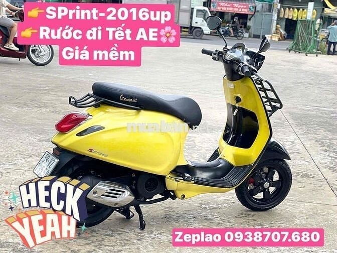 [MUA ĐI TẾT A E🌸] Piaggio Sprint 2016👉GIÁ HẠTDẺ‼️