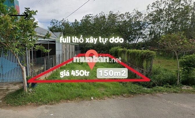 Đất đô thị 150m2 full thổ ngay tỉnh lộ 2 giá chỉ 450tr sổ riêng