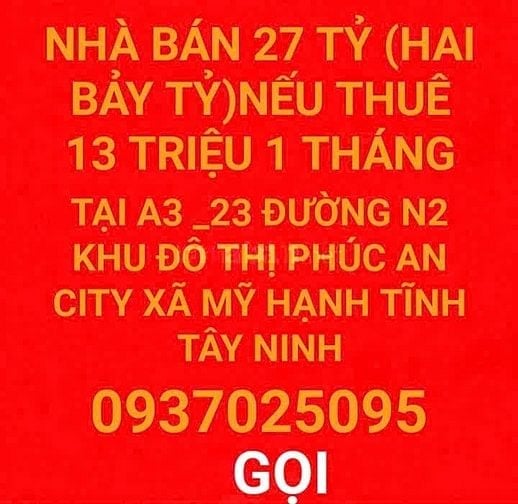 NHÀ PHỐ LIỀN KỀ BÁN 27 TỶ (Hai Bảy Tỷ) THUÊ NHÀ 13 TRIỆU 1 THÁNG