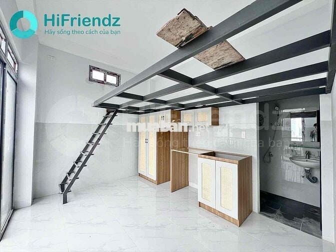 CHO THUÊ PHÒNG CÓ GÁC FULL NỘI THẤT BANCOL CỬA SỔ GẦN ĐH VĂN LANG