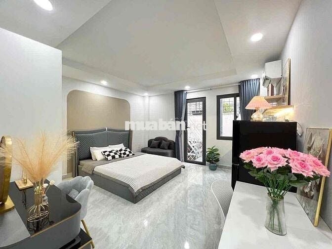 CĂN HỘ FULL NỘI THẤT_BANCONG BÌNH THẠNH GẦN CHỢ BÀ CHIỂU, GIÁP Q1,Q3