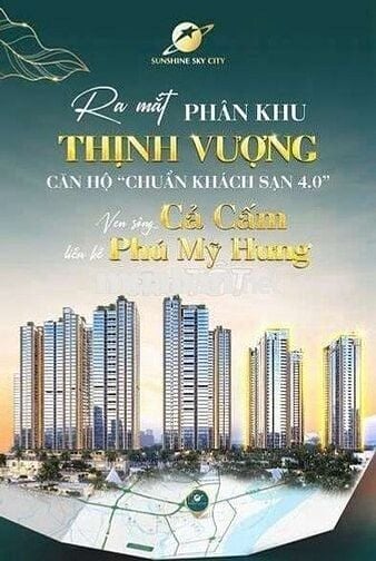 NHẬN BOOKING CĂN HỘ SUNSHINE CITY SG MẶT TIỀN PHÚ THUẬN KẾ PMH