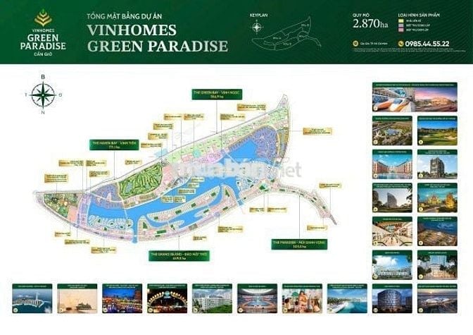 SHOPHOUSE Vịnh Ngọc 48 VINHOMES GREEN PARADISE, 100m2, MT5m, 4T, 13 tỷ