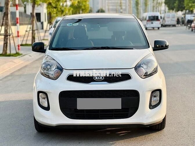 Kia Morrning model 2021 số tự động màu trắng