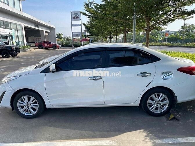 Toyota Vios trắng 2019 1.5G CVT