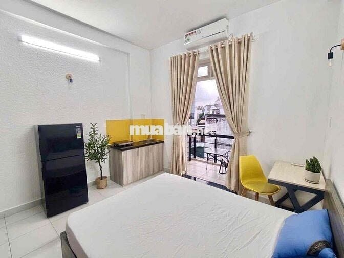 ⭐️🏡 Căn Hộ Studio Full Nội Thất , Ban Công Rộng - Ngay Chợ Cây Quéo 🍀