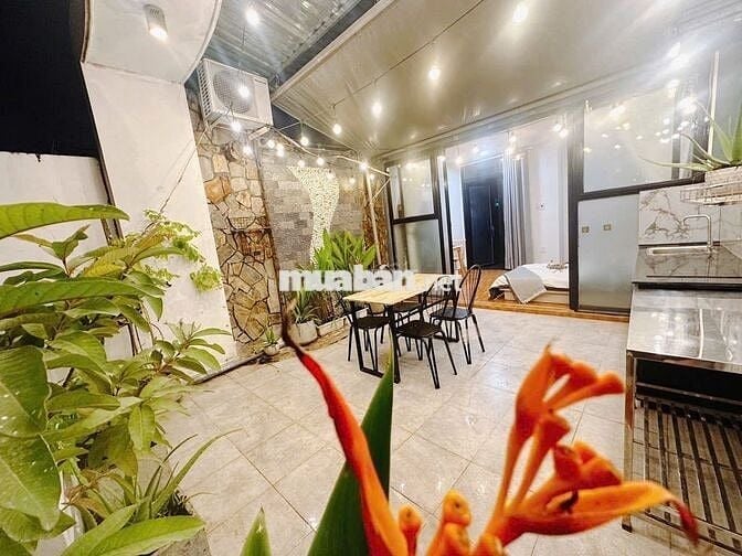 CĂN HỘ DỊCH VỤ 1PN – BAN CÔNG RỘNG – MÁY GIẶT RIÊNG – FULL NỘI THẤT