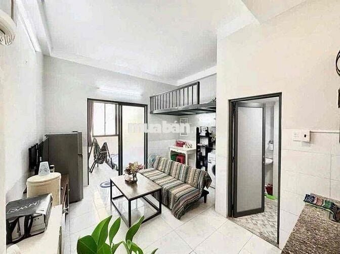 🦖CĂN HỘ 1PHÒNG NGỦ + 1PHÒNG KHÁCH + 1GÁC, MÁY GIẶT RIÊNG - GẦN ĐẦM SEN