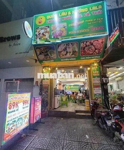 Mặt Tiền Nguyễn Huy Tự 60m2 Vỉa Hè Rộng Cho Làm QUán Ăn Gần LêVănDuyệt