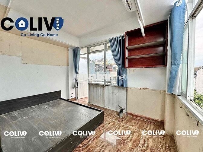 1PN BAN CÔNG TÁCH BẾP FULL NỘI THẤT RỘNG 30M2 GẦN CÔNG VIÊN LÀNG HOA