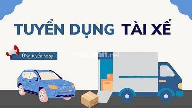 Tuyển 2 tài xế và 2 phụ xe tải 2 tấn 4, lương cao hấp dẫn
