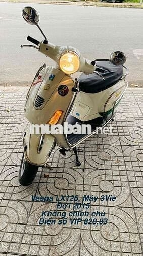 Cần bán Vespa LX125,máy 3Vie đời 2015(K9C) bs VIP