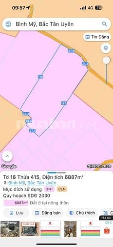 Cần bán gấp gần 7 sào đất cao su Bình Mỹ Bắc Tân Uyên – mặt tiền rộng,