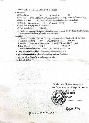 bán nhà DT 4M X 18,5M HẺM Ô TÔ XE TẢI, 1 TRỤC NGẮN, LÊ ĐỨC THỌ,