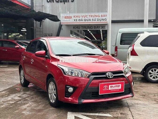 Toyota Yaris 2015 màu đỏ nhập thái xe zin chuẩn