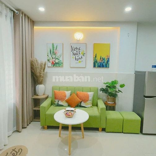 NHÀ SỔ HỒNG RIÊNG, HỖ TRỢ VAY NGÂN HÀNG 2PN 2WC NỘI THẤT CƠ BẢN