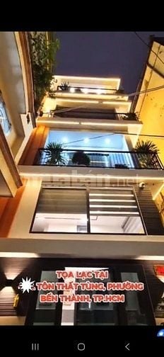 Tòa nhà căn hộ DV, 2MT hẻm 8m, cách Tôn Thất Tùng 12m, Bến Thành, Q1