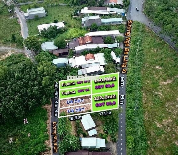 Đất Tân Định mặt tiền ngã 3 lăng xi có sẵn thổ cư sổ riêng chính chủ