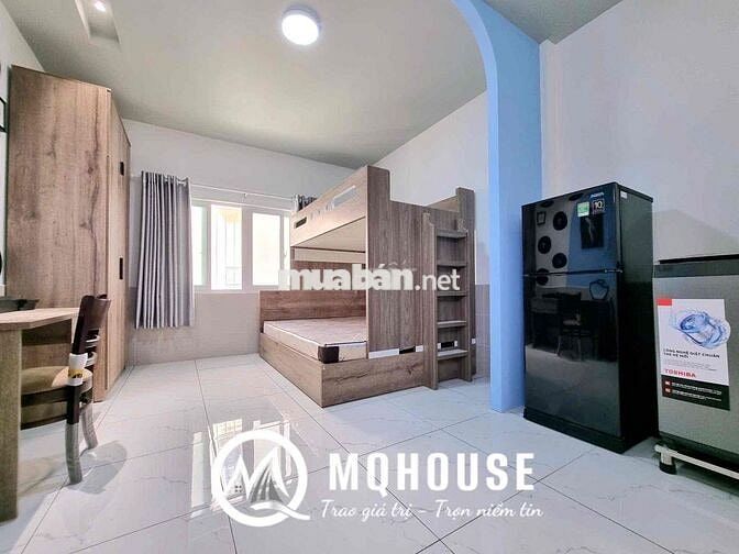 Căn Hộ Giường Tầng Cửa Sổ Máy Giặt Riêng Rộng 40m2 Ngay ĐH Kinh Tế UEH