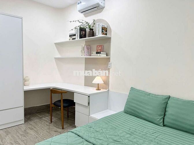 CHO THUÊ CĂN HỘ 1PN MÁY GIẶT RIÊNG GẦN CHỢ BÀ CHIỄU HÀNG XANH GIÁP Q1