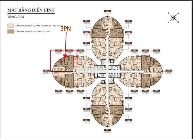 *** dự án The queen 360 Giải phóng, 2N, giá tốt, hướng mát, HTLS