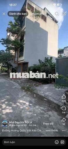 Mảnh đất Hiiếm Cầu Diễn – ô tô đỗ – Nhú 4 tỷ