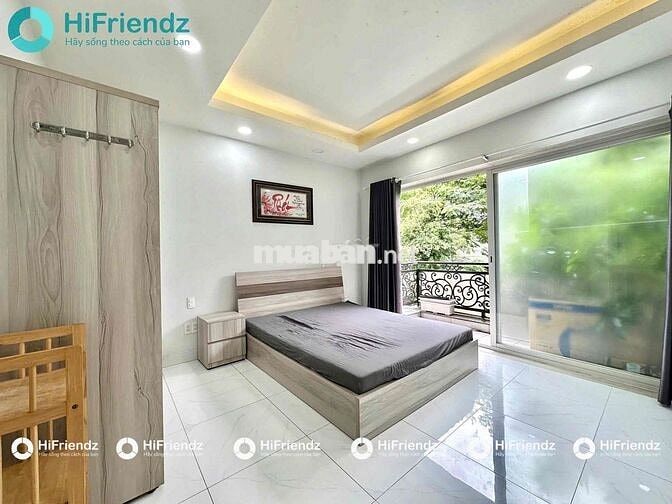 Chung cu mini Full nội thất có Ban công - Thang máy KDC Bông Sao Q8