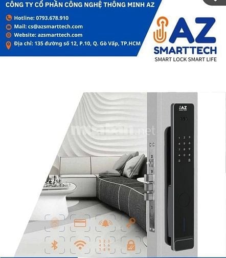 Cần bán khoá cửa thông minh 5 trong 1 AZ SMARTTECH