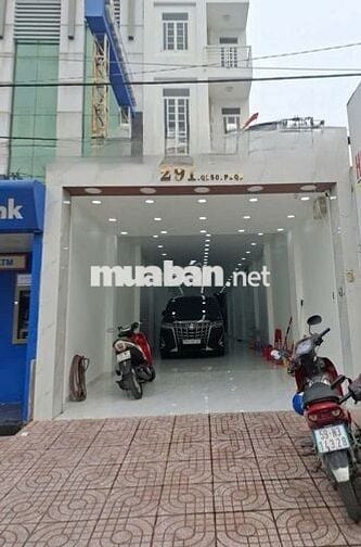 Cho thuê nhà mặt tiền nguyên căn QL50 Q8 180m2, 4 lầu, thang máy, PCCC